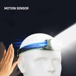 Bán Hot sạc LED Đèn pha cảm biến chuyển động USB sạc đa-head Torch cho Săn Bắn Câu Cá Đi Bộ Đường Dài hoạt động ngoài trời - Product Image 6