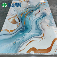 Panel de Pared SPC UV PVC Antiestático, Impermeable, Ignífugo, Resistente a la Humedad, con Estampado Animal, Estilo Europeo Moderno, para Interiores del Hogar