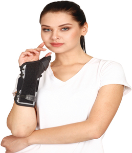 Attelle de soutien du pouce et du poignet, conception ergonomique avec sangles réglables, matériau de compression doux et structure légère - Product Image 4