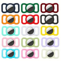 Logo personnalisé Couverture GPS Tracker Pet Chien Chat Collier Boucle Silicone Étuis de Protection pour Apple AirTag Tracking Case Holder