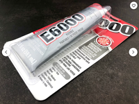 Colle polyuréthane transparente multi-usages E6000 110 ml pour réparation de téléphones portables, coques de téléphone, bijoux et strass
