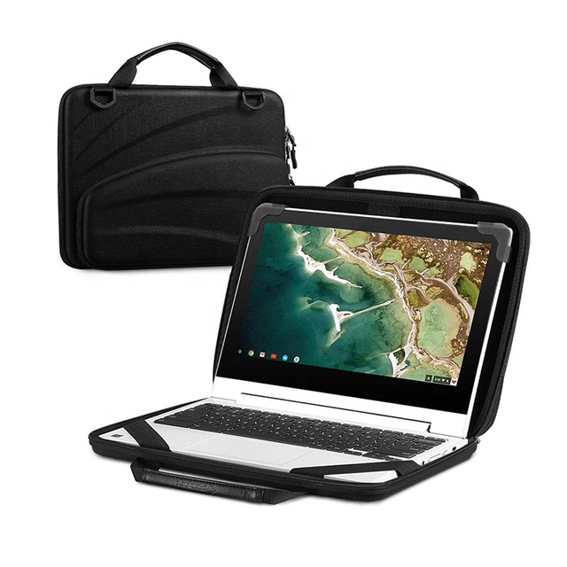 13-14 Inch Work in Case for Chromebooks and Laptops for Students Chromebook Hard Case Protective Laptop Carrying Case