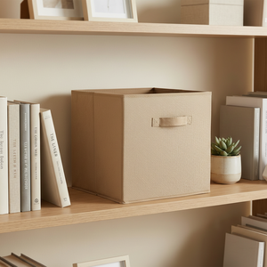 Cesta de Almacenamiento Plegable de Tela, Caja de Almacenamiento de Tela Suave, Cesta Organizadora Plegable con Asas para Guardar Juguetes de Bebé en la Habitación - Product Image 1