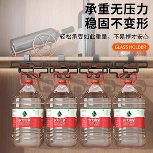 Support à verres à vin en acier de style simple, capacité de 5 à 9 verres, support suspendu pour rangement dans un placard - Product Image 2