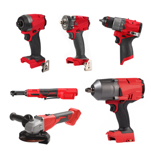 Kit Combinado 6 en 1 sin Escobillas que Incluye Llave <span class=keywords><strong>de</strong></span> Impacto, Amoladora Angular y Taladro - Juego <span class=keywords><strong>de</strong></span> Herramientas OEM para Reparación Automotriz/Bricolaje con Batería <span class=keywords><strong>de</strong></span> Litio - Product Image 2