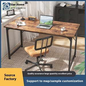 Mesa individual sencilla nórdica moderna, escritorio de ordenador para dormitorio en casa con diseño de ventanal para escribir o alquilar - Product Image 2