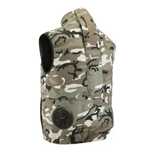 Midian Hot Selling Camouflage Zomer Airconditioning Uniform Werknemer Vest Met Fans Voor Body Cooling