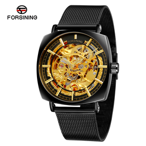 FORSINING Dernières montres automatiques squelette pour hommes, résistantes à l'eau 3ATM, vente en gros Chine - Product Image 1