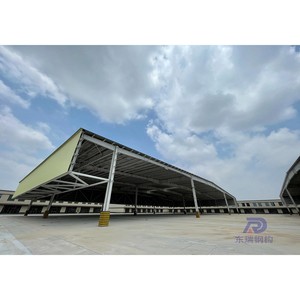 Mini hangar métallique de 200 m2, structure <span class=keywords><strong>en</strong></span> acier préfabriquée, toit <span class=keywords><strong>en</strong></span> acier, <span class=keywords><strong>garage</strong></span> pour voiture à vendre - Product Image 5