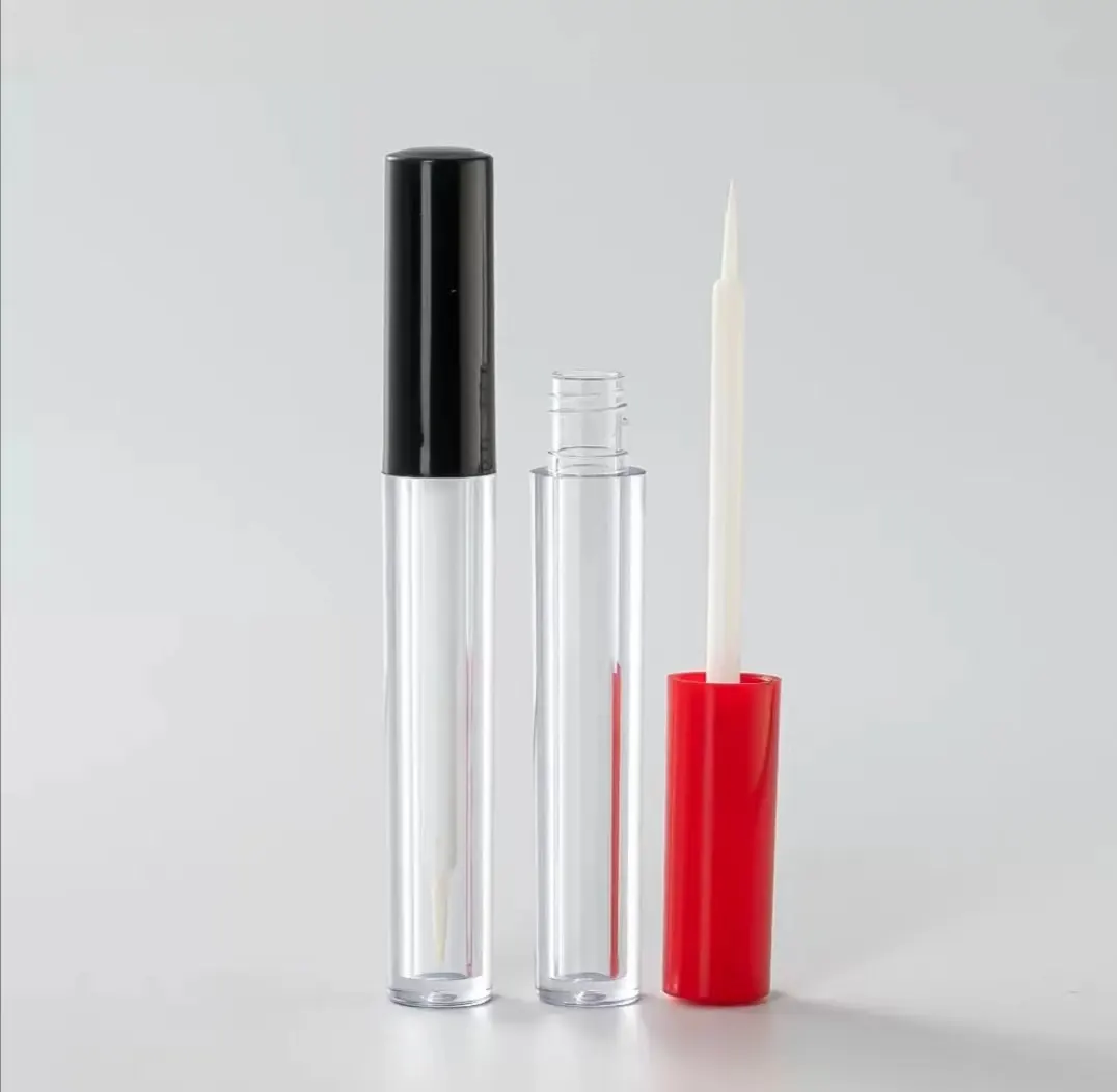 schoolgirl dedicated cosmetic Plastic mascara tube package capacity 10ml clear nail lip packaging injection PP eyeliner tube