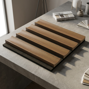 Panneaux muraux acoustiques élégants en bois avec support insonorisant pour studios, hôtels, maisons et décoration intérieure - Product Image 3