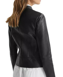 Best Arrival Women Fashion <b>Leather</b> <b>Jackets</b> for Winter Clothing <b>Long</b> Sleeve Blank <b>Leather</b> <b>Jackets</b> - Product Image 2