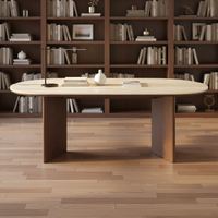 Table extensible moderne et élégante, tables en céramique, table à manger extensible avec pieds en bois