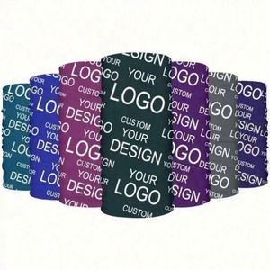 Cache-cou multifonction en microfibre 100 % polyester, imprimé avec logo personnalisé, coloré, sans couture, avec impression par sublimation thermique - Product Image 3