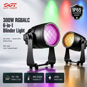 Spliceable 300W RGBALC LED <strong>Blinder</strong> IP65 6in1 COB LED Par Wash Warm White Blx 300 Led <strong>Blinder</strong> for Outdoor Indoor Events - Product Image 1