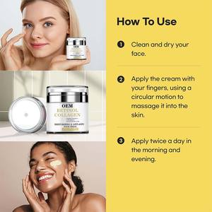 <span class=keywords><strong>Crema</strong></span> Antienvejecimiento y Renovadora de Piel Todo en Uno - Con Retinol, Colágeno, Vitaminas C/E y Ácido Hialurónico para Exfoliar, Reafirmar e Iluminar - Product Image 3