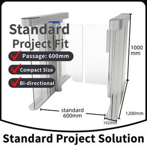 Barrera de Acceso Automática de Alta Velocidad, Torniquete de Seguridad con Lector de Tarjetas RFID, Acero Inoxidable 304, Gran Venta - Product Image 2