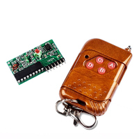 Kit de Control Remoto Inalámbrico de 4 Canales 2262/2272, Placa Receptora M4 Sin Bloqueo con Control Remoto Inalámbrico de 4 Teclas