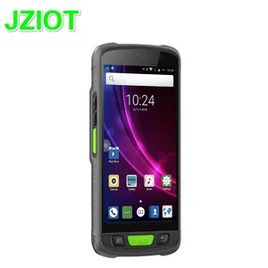 jziot V9000P坚固PDA手持Android 4G lte (长期演进) 可选配NFC LF HF UHF RFID条码2d扫描仪阅读器工业IP67