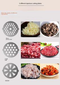 Manual industrial comercial eléctrico picadora de carne congelada 32 picadora picadoras máquina rebanadora - Product Image 6