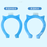Tube de refroidissement OEM mains libres, compresse chaude et froide, Gel de glace, refroidissement du cou, anneau de refroidissement du cou