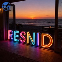 Letras de Canal LED Multicolor Premium para Rótulos Autoportantes, Letras 3D Vibrantes, Letras RGB, Letras LED Gigantes