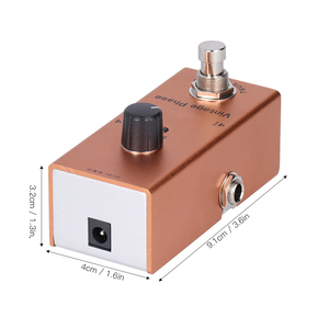 Pedal de efecto de guitarra eléctrica de fase Vintage Single Mini Phaser DC 9V <span class=keywords><strong>JDF</strong></span> 6 accesorios de guitarra - Product Image 3