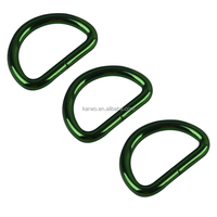 Großhandel Tasche Zubehör Metall D Ring 25mm Grün D-Ring Schnalle Handtaschen