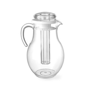 HENDI 3L Cooling Pitcher with Ice Tube <b>Drink</b> <b>Dispenser</b> Diameter 170mm X Height 285mm - Product Image 1