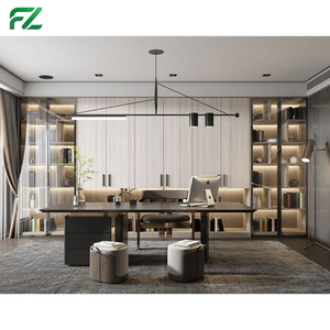 Libreria Personalizzata per Soggiorno, Design Moderno in Alluminio, Adatta per Studio - Product Image 3