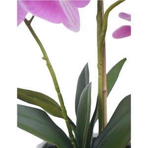 60 см искусственная Орхидея Фаленопсис Орхидея растение в горшке Искусственный цветок для украшения Рождества или Хэллоуина - Product Image 4