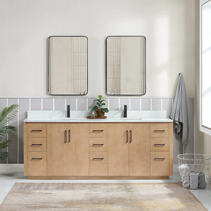 Foshan fabbrica di mobili da <span class=keywords><strong>bagno</strong></span> freestanding unità di vanità da pavimento in piedi unità di vanità con <span class=keywords><strong>lavabo</strong></span> e specchi - Product Image 3