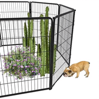 Panneaux de clôture extérieurs modernes en fer forgé galvanisé robuste, écologiques, anti-escalade, barrière pour animaux, protection des plantes