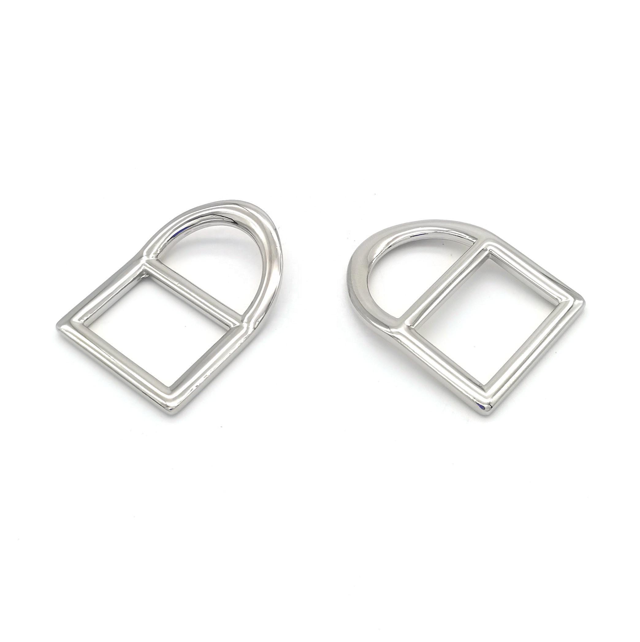 20 мм Регулируемая квадратная кольцевая Пряжка для сумки металлическая пряжка для ремешка полукруглые металлические кольца для кошельков