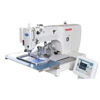 Mesin Jahit Industri Topsew TS326G Kecepatan Tinggi Produktivitas Tinggi dengan Pengaturan Ketinggian Presser Foot yang Dapat Diprogram untuk Tas Golf
