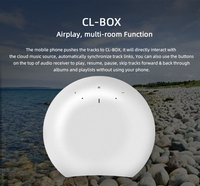 Wifi çok odası dijital Airplay ev müzik akışı Stereo sistemi HiFi ses alıcısı ve amplifikatör flama
