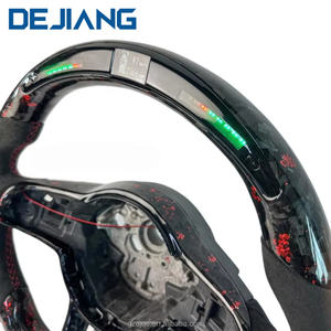 พวงมาลัยปลอมแปลง LED & คาร์บอนไฟเบอร์แบบกำหนดเองสำหรับอุปกรณ์เสริมของ Volkswagen Golf <span class=keywords><strong>5</strong></span> MK6/<span class=keywords><strong>MK7</strong></span>/MK8 <span class=keywords><strong>Jetta</strong></span> Passat B8 POLO Tiguan GTI - Product Image 2