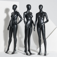 Mannequin femme en plastique noir mat, corps entier, style coréen, réaliste, pour vitrine de magasin de vêtements féminins