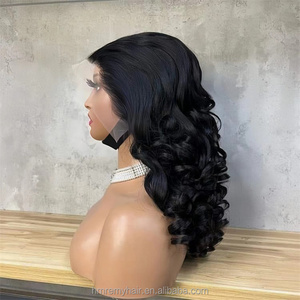 4x4 5x5 HD dentelle frontale brute vietnamienne ondulée 250 densité chaude luxe Gluess perruque <span class=keywords><strong>de</strong></span> cheveux humains pour les femmes noires pas cher dentelle avant perruque - Product Image 6