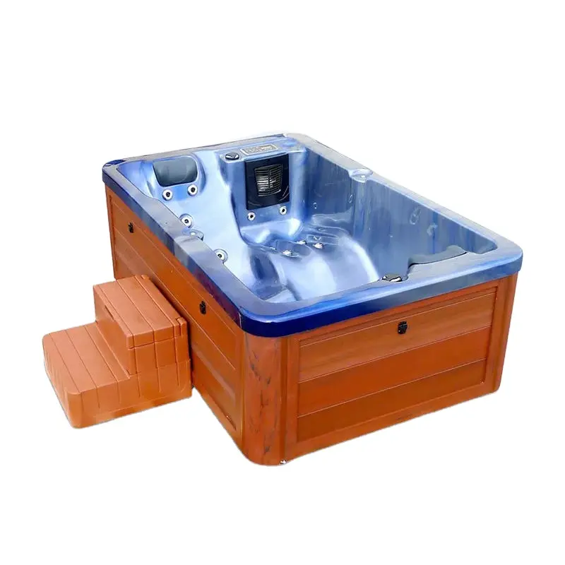Perfect 2 Mensen Factory Prijs Hot Tub Outdoor Constante Temperatuur Chloorvrij Water Behandeling Whirlpool Mini Bad