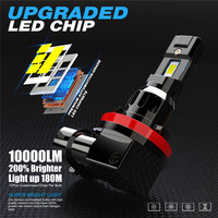 TF150 H1 H4 phares Led H11 9005 haute luminosité canbus étanche importé 3075 puce phare ampoule 6000k 12v auto lampe