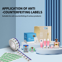 Étiquettes anti-contrefaçon, codes QR, autocollants d'étanchéité écologiques, imperméables et autocollants pour l'impression de production