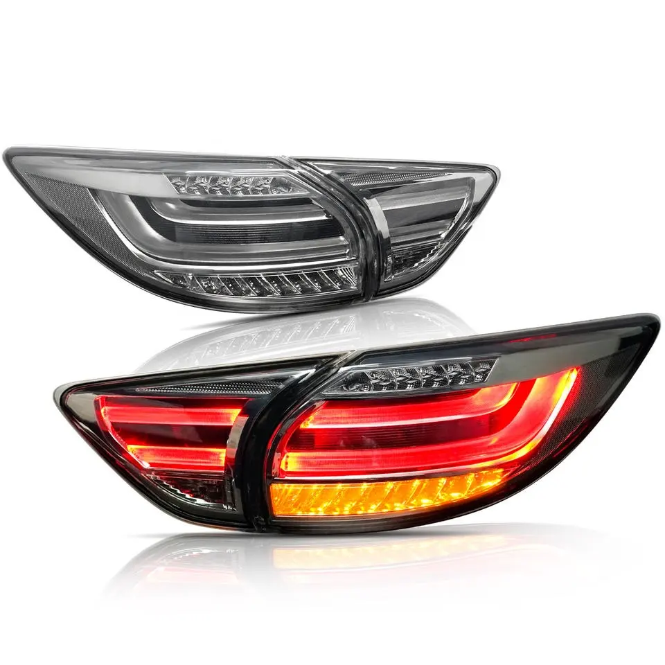 Feu arrière LED fumé rouge Plug And Play feu arrière transparent modifié CX5 feu arrière pour Mazda CX-5 2013 2014 2015 2016 feu arrière