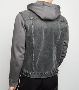 Veste en denim avec logo de marque pour homme, de haute qualité, pas cher, décontracté, à la mode, OEM/ODM, - Product Image 3