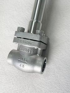 วาล์วปิดแบบแมนนวล Airmass DJ-15DLY ทำจากสแตนเลส 316 สำหรับการเก็บกัก LNG แบบเหลวในอุณหภูมิต่ำ  OEM/ODM - Product Image 5