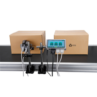 Hoge kwaliteit 12,7 mm X2 High Definition online TIJ inkjetprinter RICOH print voor vervaldatum, batchcode, tijd, serienummer, flex.