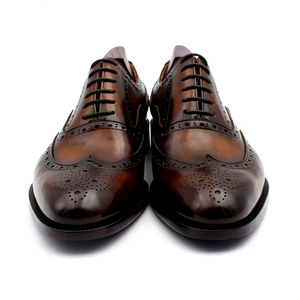 Chaussures en cuir pur pour hommes Goodyear Classic, chaussures habillées élégantes en cuir pour hommes, grandes tailles, chaussures de mariage élégantes, chaussures de travail pour hommes - Product Image 1