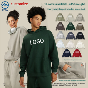 Set Felpa con Cappuccio e Pullover da <span class=keywords><strong>Uomo</strong></span> Unisex, Collezione Autunno 2026, con Motivo a Cuori, Stile Americano, di <span class=keywords><strong>Marca</strong></span>, Pesante - Product Image 1