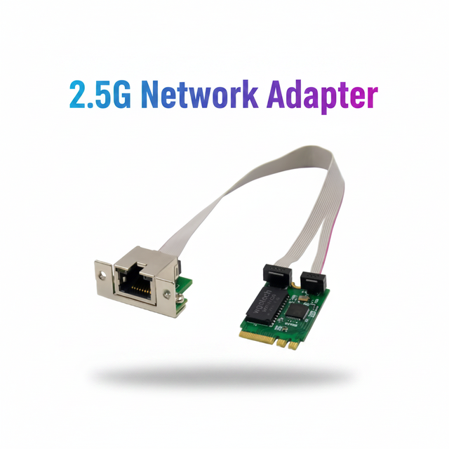 M.2 A+E 8125B Internal Wired Single-RJ45 2.5G Desktop High Speed 10/100/1000M/2.5G Network Adapter in Stock