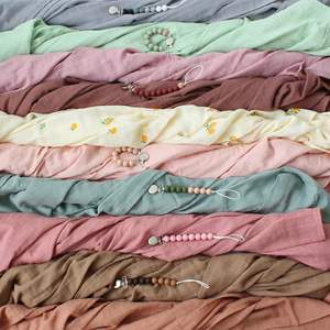 <span class=keywords><strong>En</strong></span> gros Solide 100% Bio Coton Doux <span class=keywords><strong>Mousseline</strong></span> Enveloppement Bébé <span class=keywords><strong>Couverture</strong></span> - Product Image 6